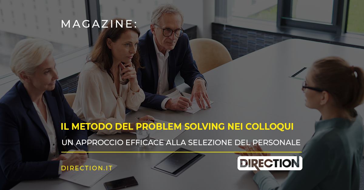 Il metodo del Problem Solving nei colloqui di lavoro