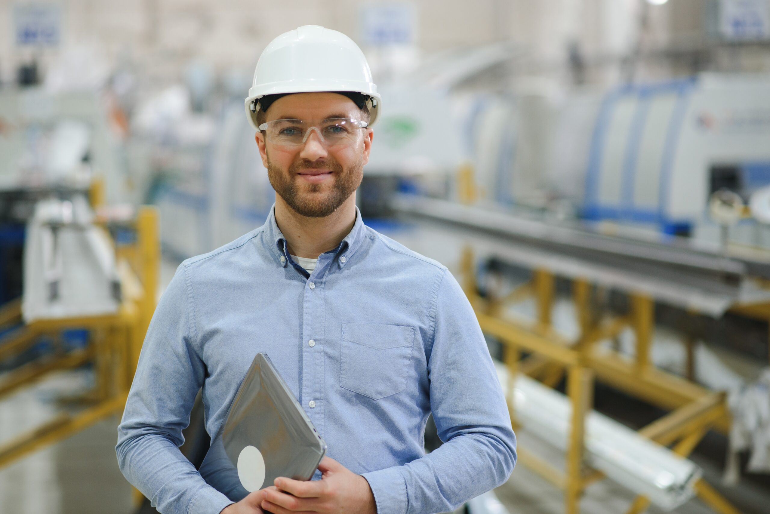 QHSE Manager in uno stabilimento industriale